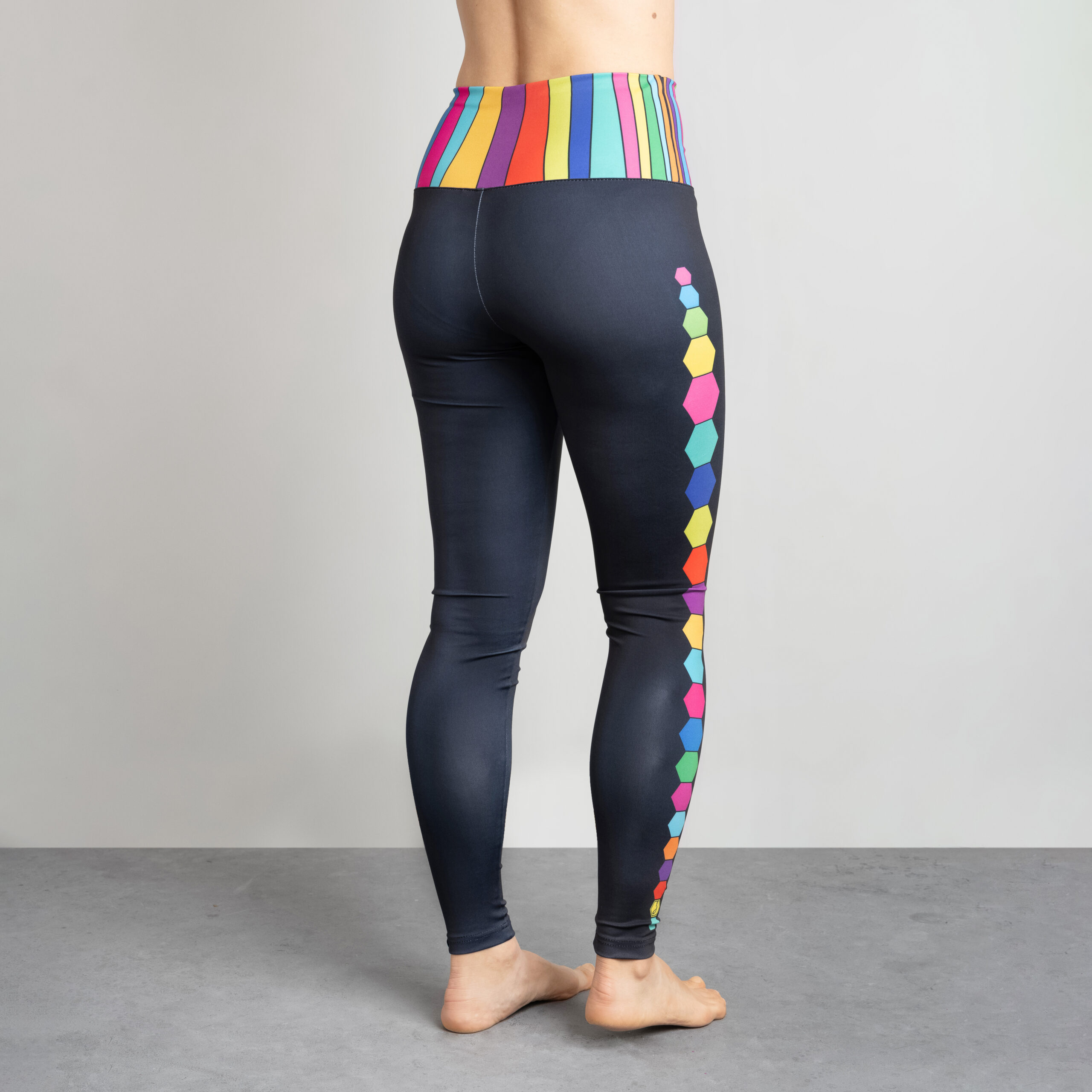 Legginsy HEXAGON Colour tył