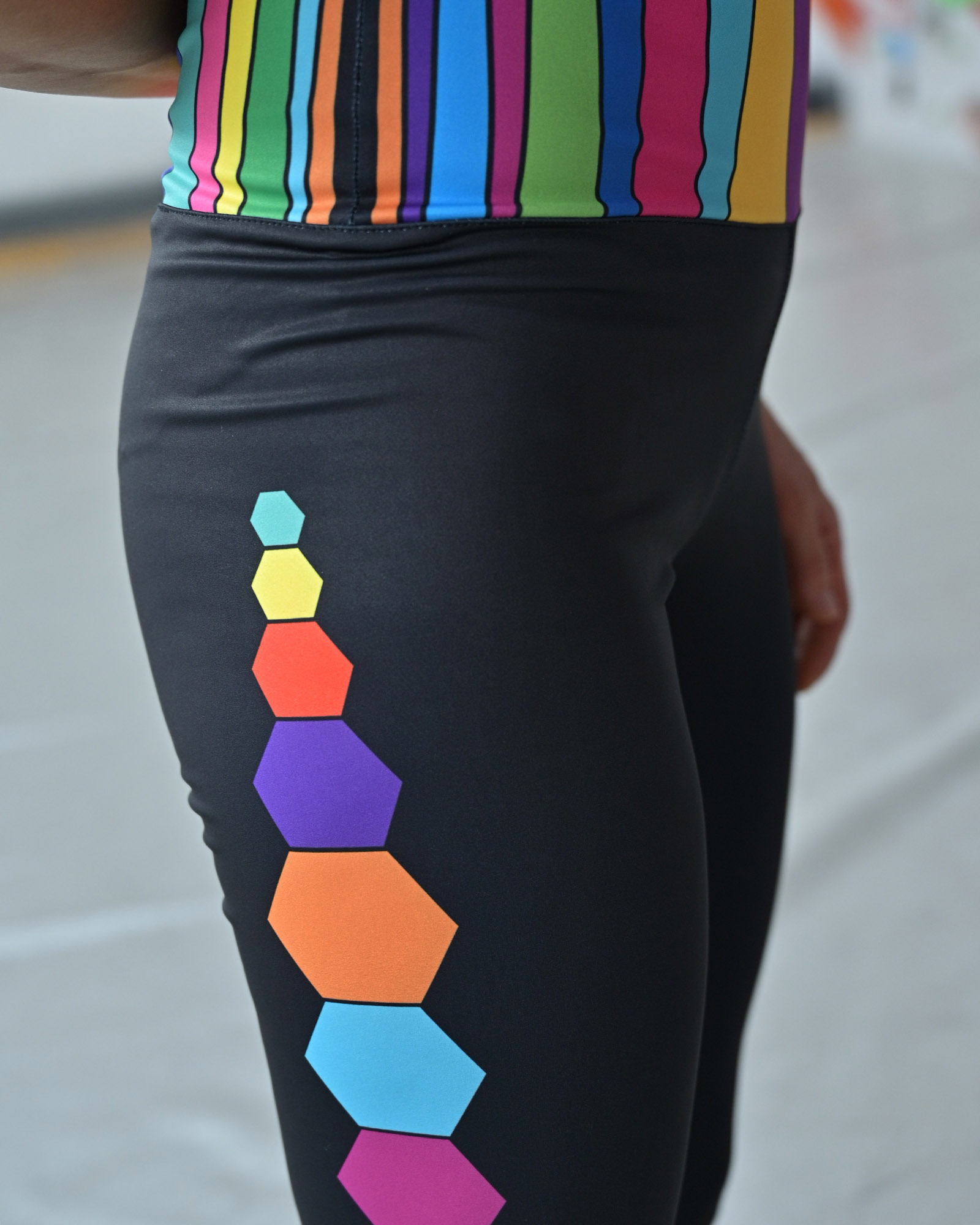 Legginsy Heksagony DETAL