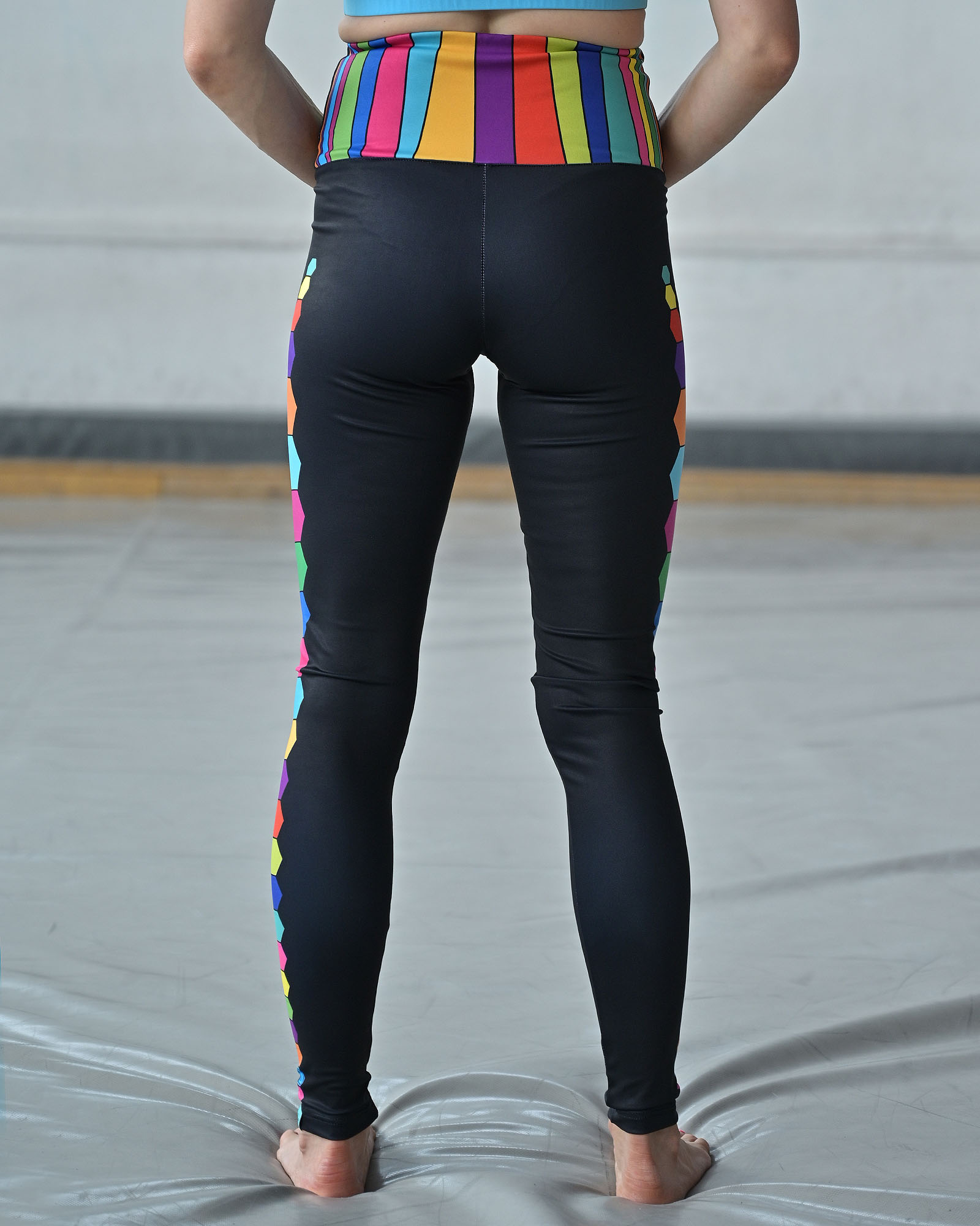 Legginsy Heksagony TYŁ