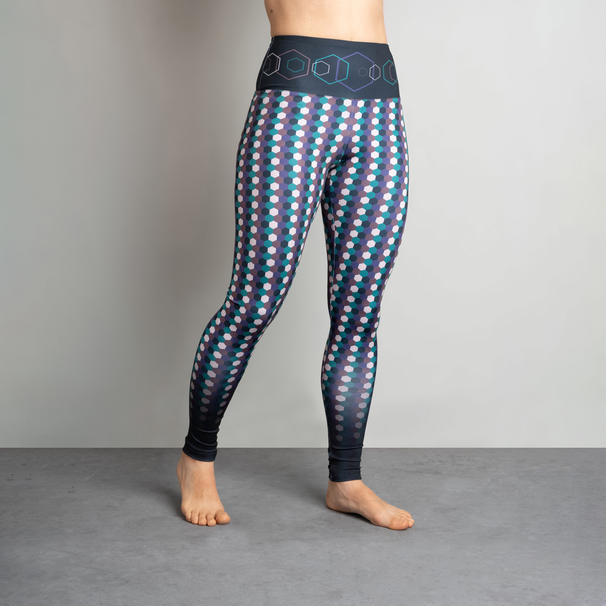 Legginsy HEXAGONKI Dust front
