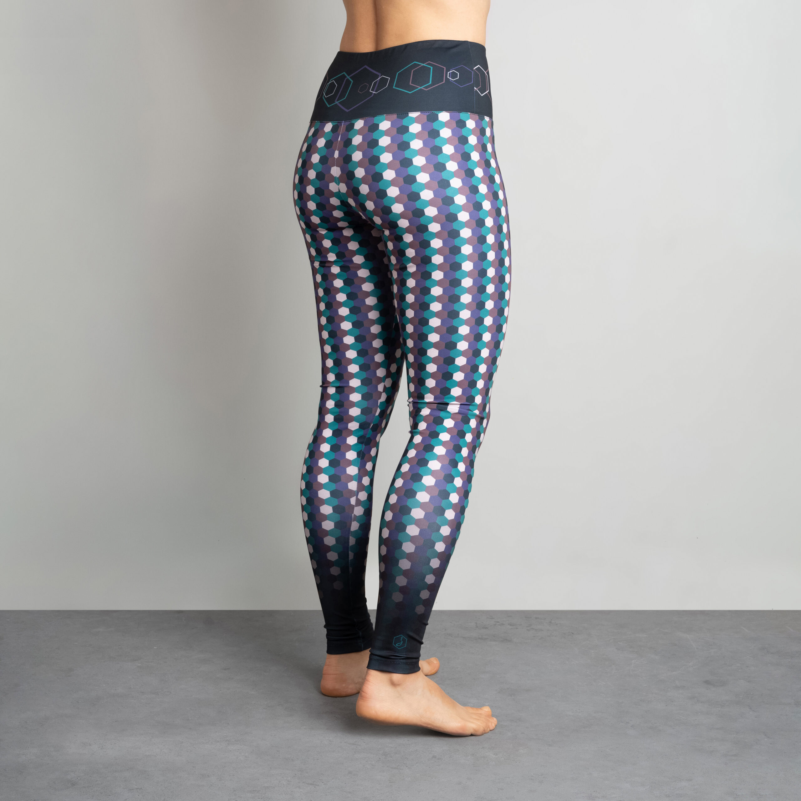 Legginsy HEXAGONKI Dust tył